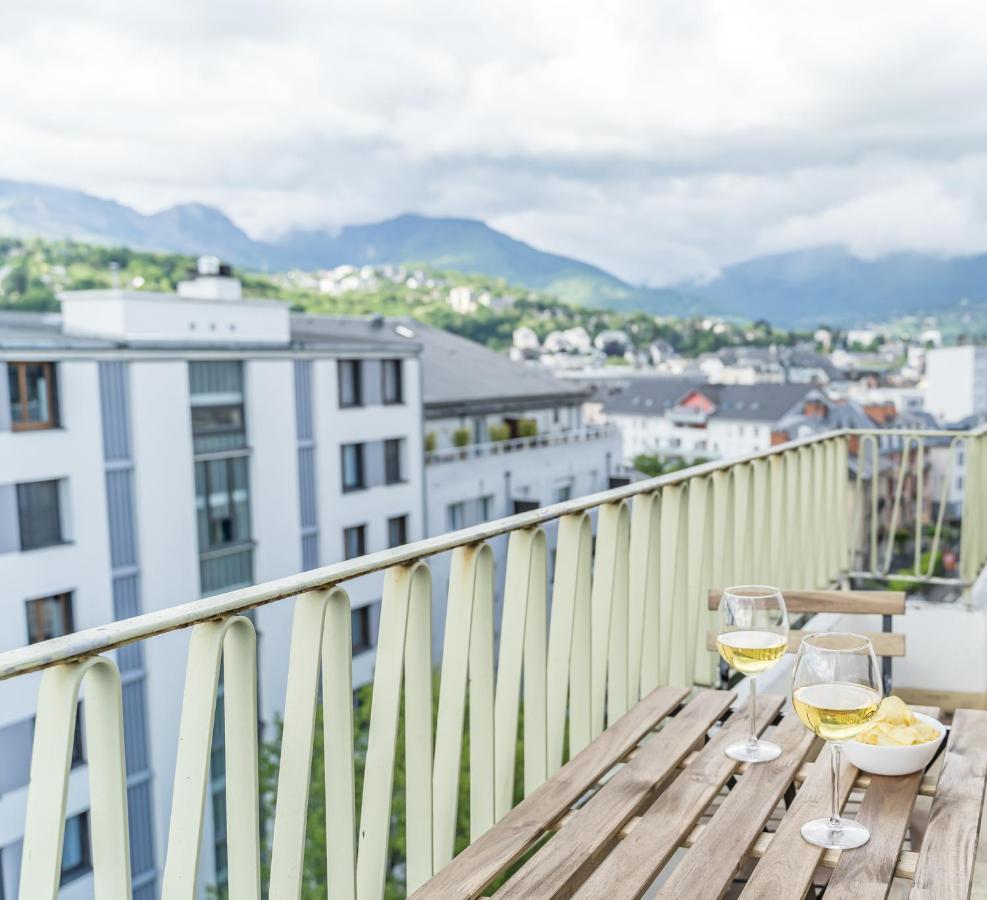 Vue Sensationnelle - Wifi Fibre - Arrivee Autonome Appartement Chambéry Buitenkant foto